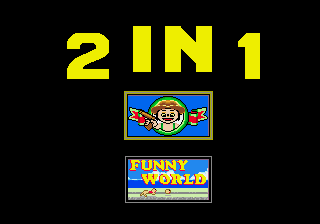 Funny World and Balloon Boy Title Screen